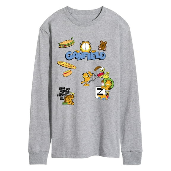 Garfield - Collage - Men's Long Sleeve Graphic T-Shirt