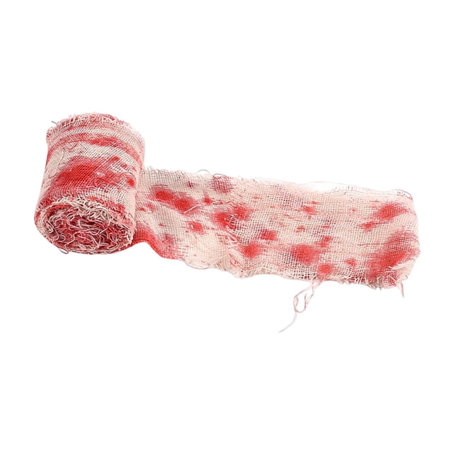 Tela espeluznante de Halloween, fácil de usar, suministros prácticos, decoración para fiestas de cosplay 10 m de longitud