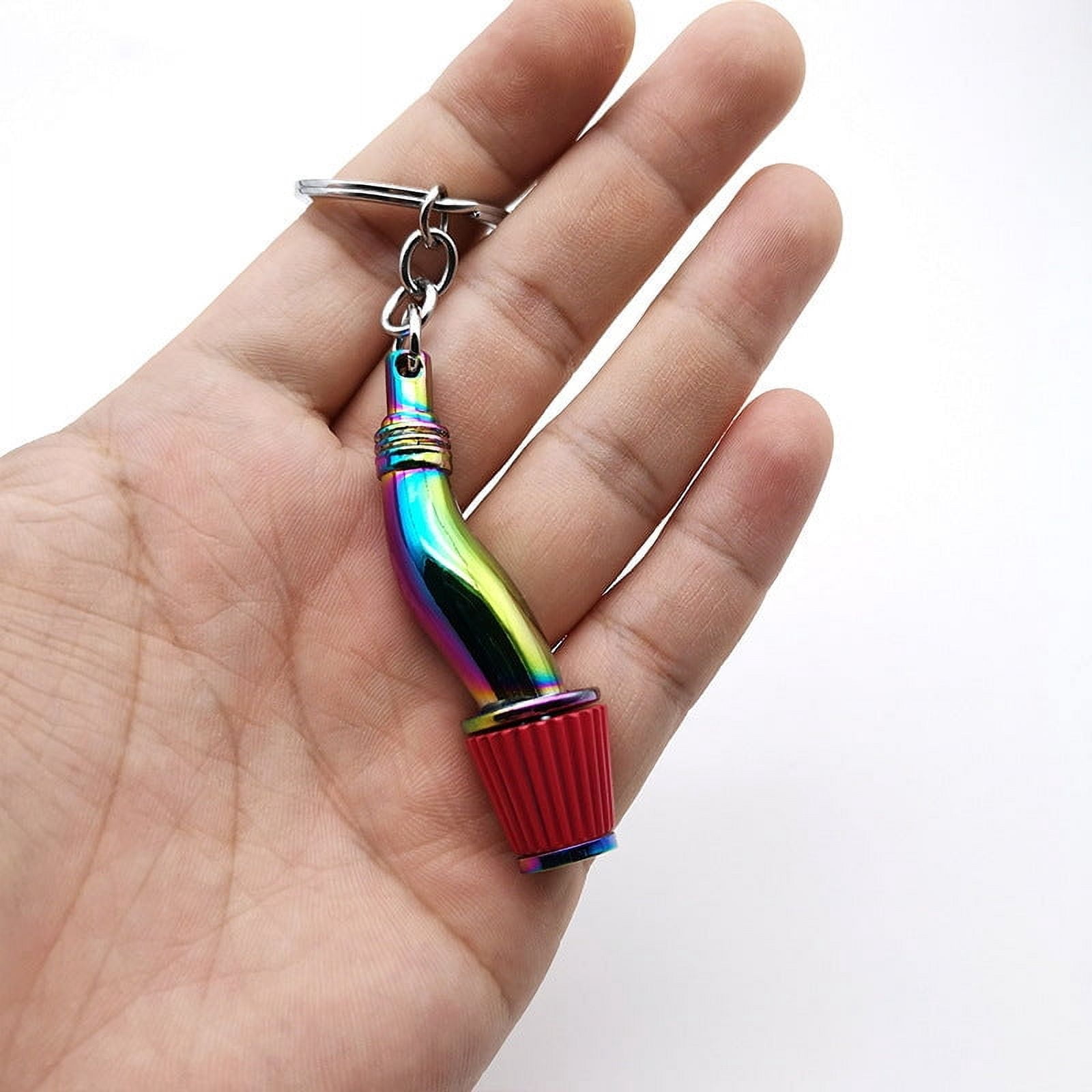 Colorful Electroplating Zinc Alloy Key Ring