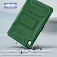 thumbnail image 4 of Case for iPad (A16) 11th Generation 11-inch 2025, iPad 10th Generation 10.9-inch 2022, with Built-in Screen Protector and Kickstand, Rugged Full Body Protective Cover - Alpine Green, 4 of 13
