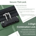 thumbnail image 6 of CQSXDA Versatile Expandable Luggage Set 6 Piece Hardshell Suitcases with Dual Wheels and TSA Lock for Men and Women, Green, 6 of 14