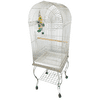 A and E Cage Co. Dome Top Bird Cage-Pure White
