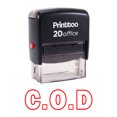 thumbnail image 2 of Printtoo C.O.D Self Inking Rubber Stamp Office Stationary Custom Stamp-Red, 2 of 2