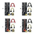 thumbnail image 4 of Xingzhi 1 à 10 Pcs VER009 USB3.0 PCI -E Riser VER 009S PLUS 1X 4x8x 16x Rallonge pcie Carte Adaptateur SATA 15 Broches vers 6 Broches Emplacement + Fil Rouge 1Ensemble, 4 of 6