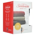thumbnail image 2 of Sunbeam Heated Microplush Throw (50" x 60"), White & Black Buffalo Plaid, 2 of 6