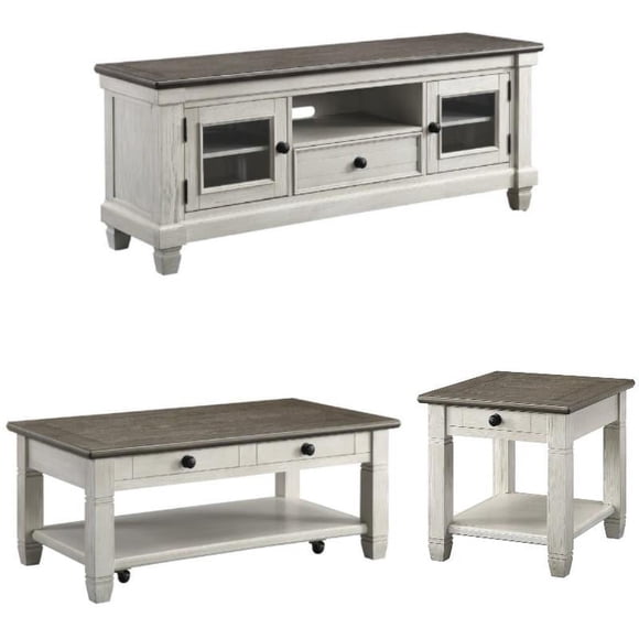 Tv Stand Coffee Table End Table Set