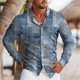 thumbnail image 1 of Traje de manga larga para hombre de moda, camisa de solapa retro, material de alta calidad, suave, cómodo, saludable, para exteriores, alta calidad, 2024 nuevo, 1 of 6