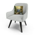 thumbnail image 3 of Tranquility' Rustic Landscape Mountains By Masters Fine Art 16 X 16 Decorative Throw Pillow, 3 of 4