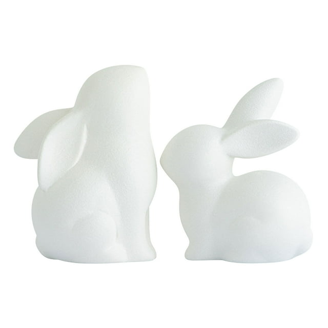 kyusrd Home Office Decor Specials!Ceramic Rabbits Living Room Decoration Ornaments Study TV Cabinet Bookcase