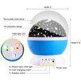 thumbnail image 5 of Luckkid Baby Night Light Moon Star Projector 360 Degree Rotation - 4 LED Bulbs 9 Light Color Changing with USB Cable, Unique Gifts for Men Women Kids Best Baby Gifts, 5 of 5