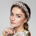 thumbnail image 1 of QUMIIRITY Headband Ancho Negro Con Detalles De Rhinestones Y Turquesa Para Look Y Sofisticado, 1 of 5