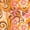 Orange, variant on Erosebridal Vintage Swirl Flower Twin Quilt Set for Girls, Orange Paisley Bohemian Print Twin Coverlet Set, 2-Piece