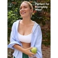 thumbnail image 5 of Fruit of the Loom Women's Cotton Cami Bralette, 5-Pack, Sizes XS-4XL, 5 of 9