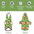 thumbnail image 6 of Fotbe Vegetable Print Small Dog Sweater Hoodies Pet Grey Hooded Soft Fleece Sweatshirts with Pocket Fall Winter Puppy Cat Sweaters Warm Clothes-Medium, 6 of 7