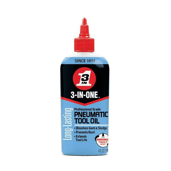 3-IN-ONE Pneumatic Tool Drip Oil, 4 Oz