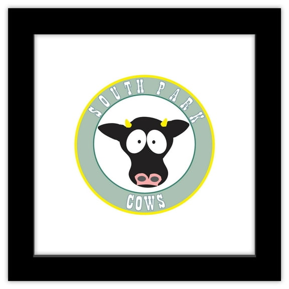Gallery Pops South Park - South Park Elementary Wall Art, Black Framed Version, 12" x 12"