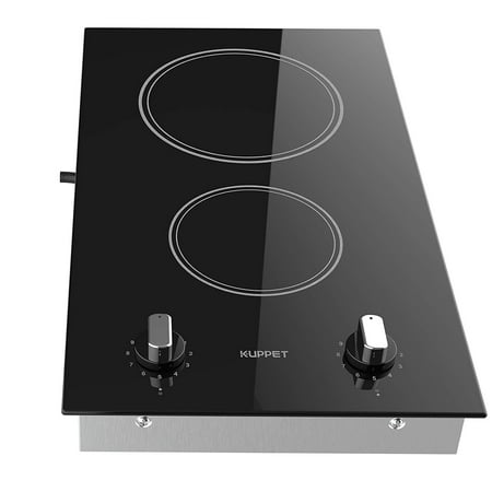 Kuppet Dual Ceramic Cooktop Electric Countertop Burner With 9