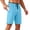 Blue, variant on Men Cargo Shorts Pack Men's Running Sports Shorts, Summer Quick Drying Cooling Bermuda Shorts, Knee Length Straight Leg Workout Shorts with Pockets Khaki L