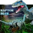 thumbnail image 4 of Hot Bee Remote Control Dinosaur Toys for Kids, Roaring Walking Blue Velociraptor w/ 3D Eyes RC Robot Toys, Birthday Christmas Gifts for Boys Girls 4+ Years Old, 4 of 6