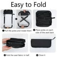 thumbnail image 7 of BTideas Small Camping Stool , Folding Small Chair Portable Camp Stool, Size 11.2*10.4*9'', 7 of 7