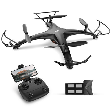 DEERC DE24 GPS Drone with 1080P Camera for Beginners and Adults Quadcopter Drone with 5G WiFi Transsmission Auto Return Home Follow Me Mode Custom Flight Path and 2 Speed (Best Racing Drone 2019)