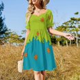 thumbnail image 4 of Vestido de manga corta Bunny Hy, estilo coreano para invitadas de boda., 4 of 7
