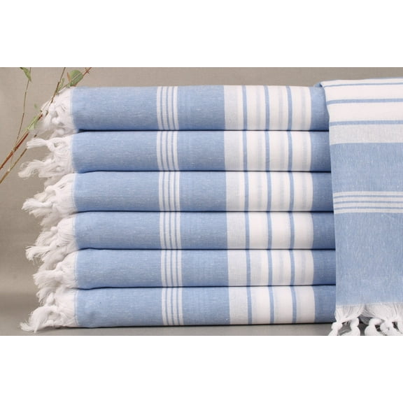 Turkish Towel Beach, Custom Beach Towel, Blue Towel, Striped Bath Towel, 40x71 Inches Wedding Day Gift for Bride, Picnic Towel, Scarf Towel,