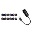 thumbnail image 2 of Christmas Halloween Projector Light USB Plug and Play HD Slides Flexible 360掳 Rotatable Night Lamp for Indoor Bedroom Party Decor(Brilliant Starry Sky 12 Pieces), 2 of 6