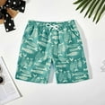 thumbnail image 2 of Curenmufel Boys Swim Trunks Funny Print Surfing Board Shorts Quick Dry UPF 50+ Swimsuit Beachwear 5-14 Years,Blue 13-14 Years, 2 of 6