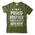 thumbnail image 4 of I'm A Proud Brother OF A Super Awesome Sister Shirt Brother Sister Shirts Funny Brother Tee (4X-Large Navy Blue), 4 of 6