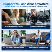 MODVEL Ankle Brace, Grey, Large, (2 Pack)