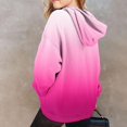 thumbnail image 6 of TQWQT Girls Zip Up Hoodie Gradient Print Long Sleeve Pullover Jacket Kids Oversized Sweatshirt Colorful Tie Dye Outerwear Fall Winter Casual Coat Youth Fashion Streetwear Hot Pink 5-6 Years, 6 of 6
