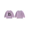 thumbnail image 2 of Loicainy Baby Toddler Girl Sweater Halloween Sweather 12 18 24 Months 2T 3T 4T 5T 6T 7T Ghost Letters Embroidery Warm Knitted Long Sleeve Pullover Infant Knitwear for Kids, 2 of 9