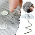 Jrocdr 20 Pcs Upholstery Headliner Pins Clear Heads Pins For Slipcovers And Bedskirts Painter of