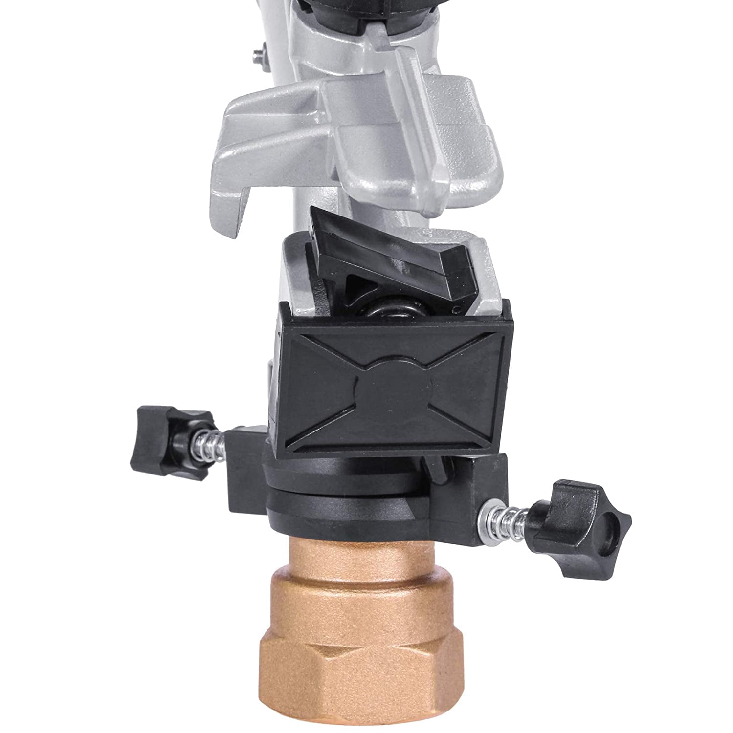 RK-57 1-1/4" FNPT Impact Mini-Gun Sprinkler with Nozzle Set 10 mm, 12 mm, 14 mm x 4 mm, Aluminum