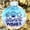D, variant on Beach Christmas Ornament – 2.76" Shatterproof Plastic Coastal Holiday Ball in Blue and Beige – Seaside Themed Tree Decoration with Hanging Loop for Tropical Christmas Decor
