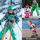 thumbnail image 5 of Kids Skiing Safety Correa Nylon Cinturón Deporte Snowboarding Patinaje Aprendizaje Multifuncional Mango Arness Correa Para Principiante Naranja Kearding OD003171-03, 5 of 7