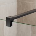 thumbnail image 7 of Sunny Shower 34"x72" Shower Door Anti-Fingerprint Black Aluminum & Privacy Glass, 7 of 7