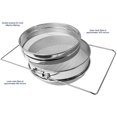 thumbnail image 3 of Stainless Steel Double Layer Honey Filter Retractable Beekeeping, 3 of 3