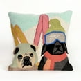 thumbnail image 2 of Liora Manne Frontporch Ski Patrol Indoor Outdoor Decorative Pillow Multi, 2 of 6