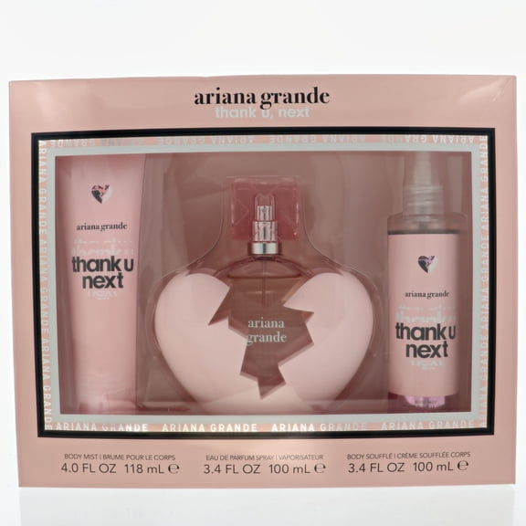 Thank U,Next 3.4 Eau De Parfum Spray by Ariana Grande Gift Set for Women