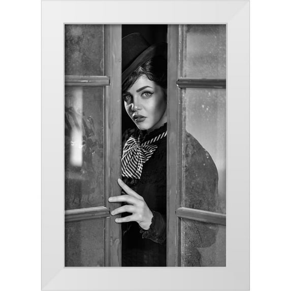 Tsarfin, Alex 11x14 White Modern Wood Framed Museum Art Print Titled - Out Of Time