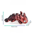 thumbnail image 7 of 1pc 3D Printing Giant Salamander Figures Multi-joint Movable Simulation Eyes For Home Accessories  Gift Living Room Decoration, 7 of 7