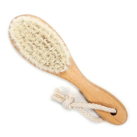 Brosse A Cheveux En Bois Pour Bebe Nouveau Ne Peigne A Cheveux Pour Bebe Laine Douce Cuir Chevelu Massage Bebe Berceau Cap Soin Brosse A Cheveux Walmart Canada