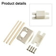 thumbnail image 3 of 1 Set Door Strike Plate Repair Kit, Standard Door Latch Restorer Strike Plate For Added Security Measures Tool Accessories, 3 of 9