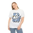 thumbnail image 4 of Jay All Day Retro Blue Grey Sneaker Tee Shirt White, 4 of 6