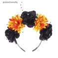thumbnail image 1 of protectionufly Día De Halloween De Los Muertos Flor De Rosa Artificial Cuentas De Pelo De Araña IUP, 1 of 4