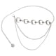 thumbnail image 1 of Cinturón de cadena de cintura de moda perfecl para mujer Estilo B Plata, 1 of 7