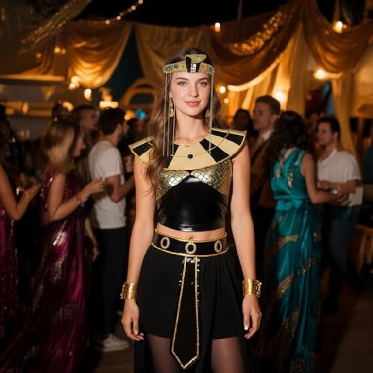 cleopatra costume black dress Black cleopatra costume main image 0