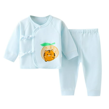 

Cartoon Casual Tracksuit Children Baby Clothes Set Infant Newborn Baby Boys Girls Cotton Sleepwear Animals Cartoon Blouse Tops Cute Pant Trousers Outfits Set Clothes 2Pcs